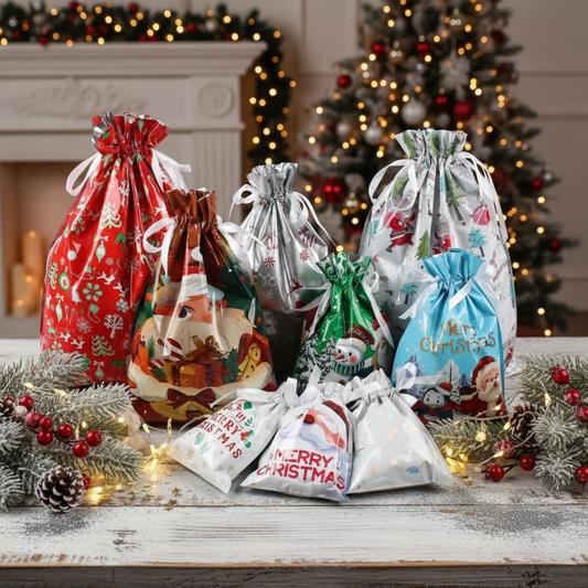 25 MerryWraps™ Holiday Gift Bag Kit
